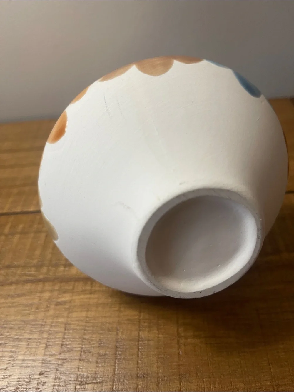 Striped Ceramic Small Vase